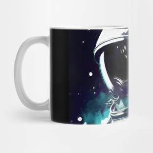 Ink Style Astronaut Mug